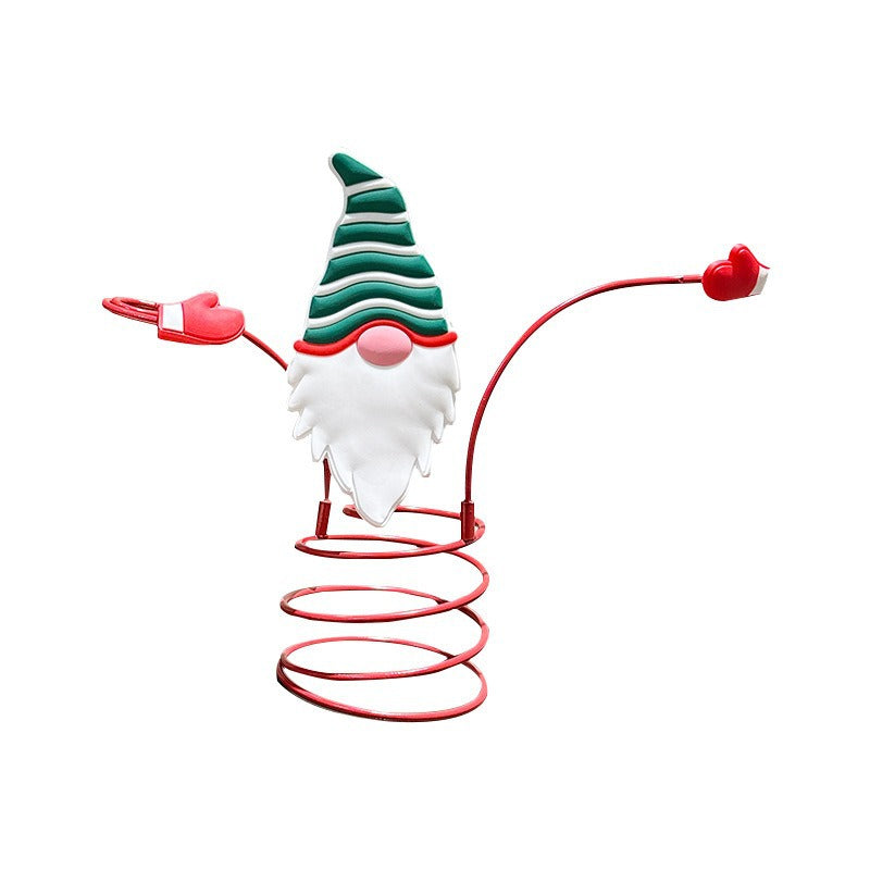 Christmas metal wine bottle holders