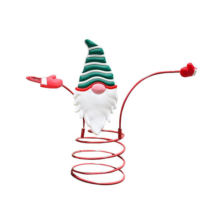 Christmas metal wine bottle holders