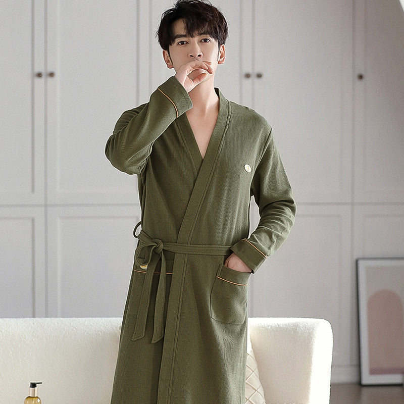 Coral fleece bathrobe for ladies