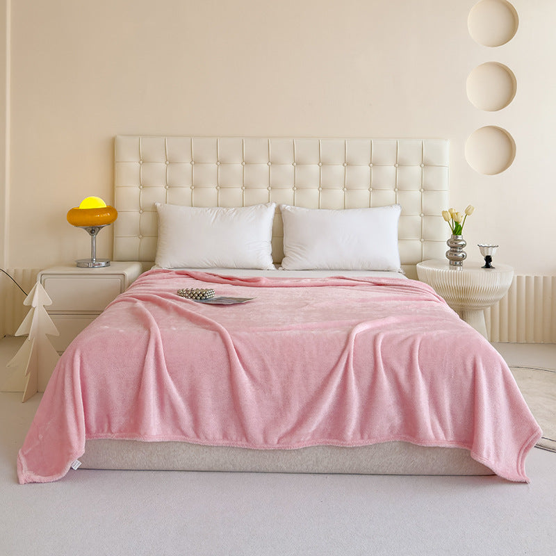 Solid Color Multifunctional Throw Blanket