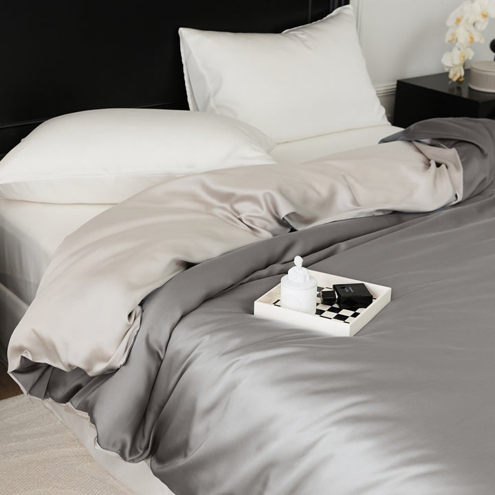 Duvet cover, Lyocell, Solid color