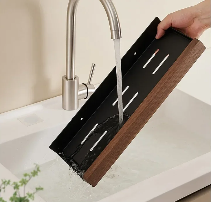 CulinaWood Kitchen Wall Shelf Stornfield