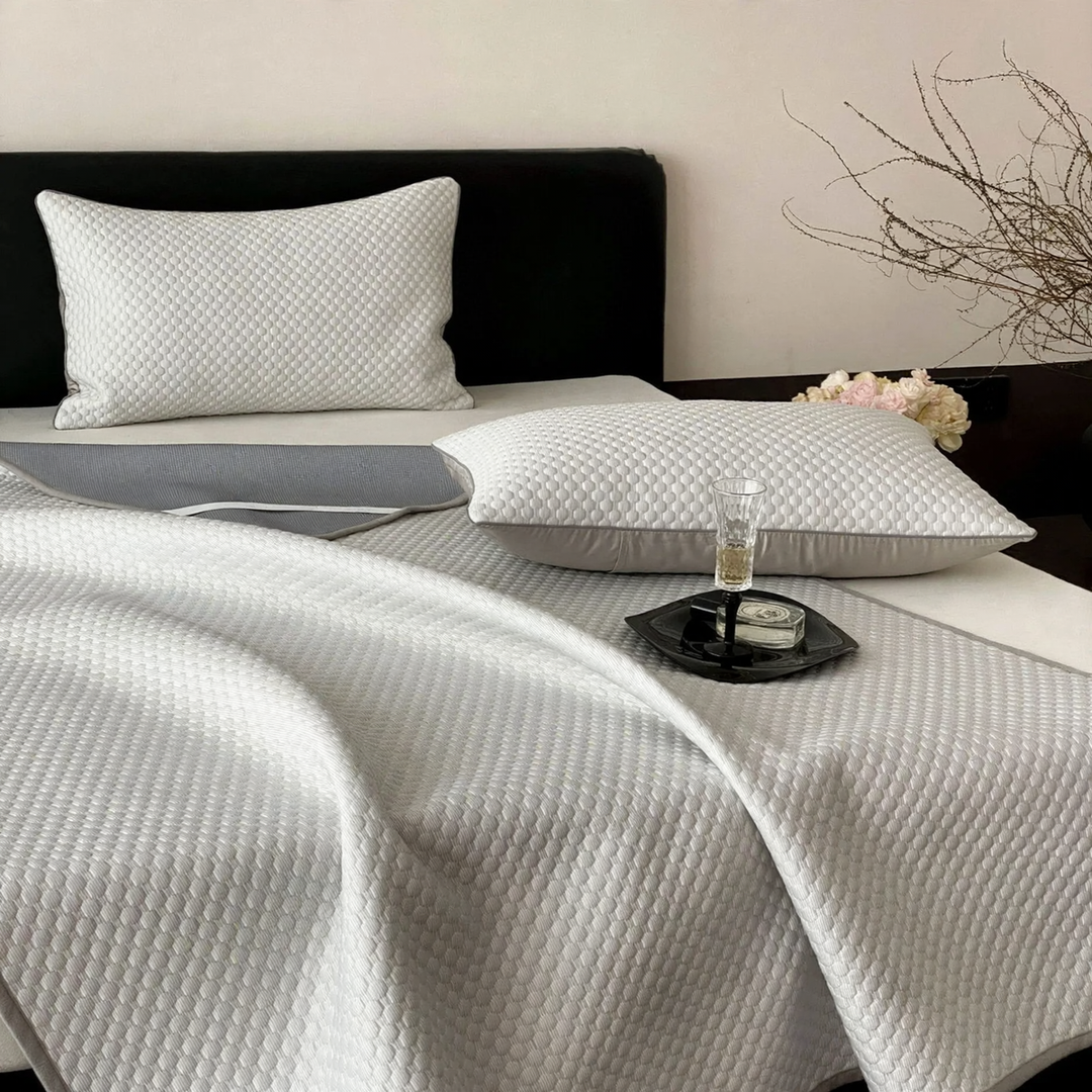 Cooling Ice Silk Bed Set, 3-Piece