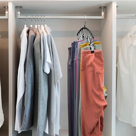 Leggings Organizer Hanger with Rubber Clips | Stornfield