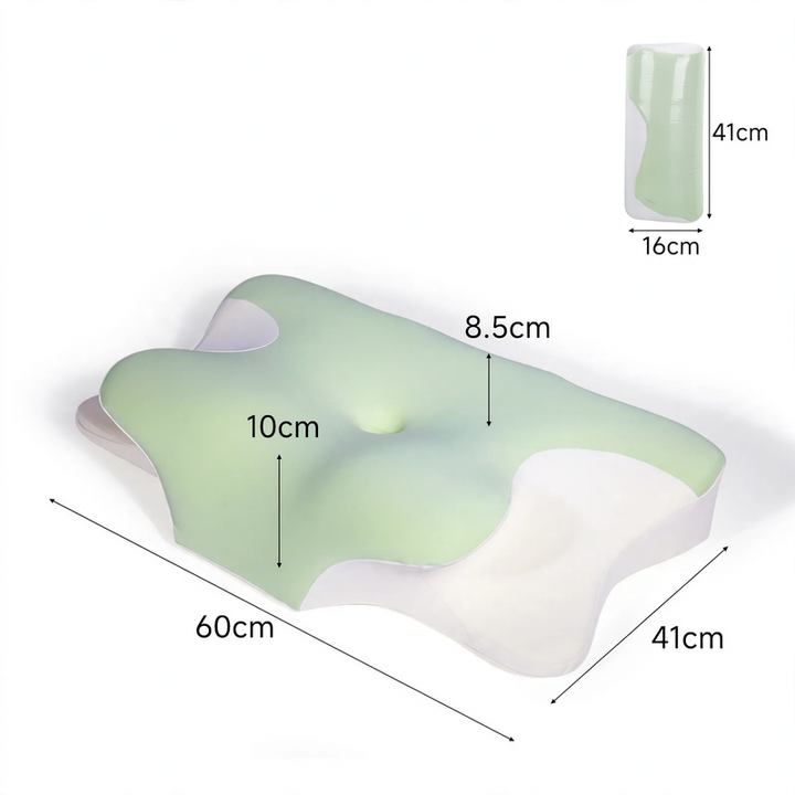 Memory foam neck support pillow, ergonomic