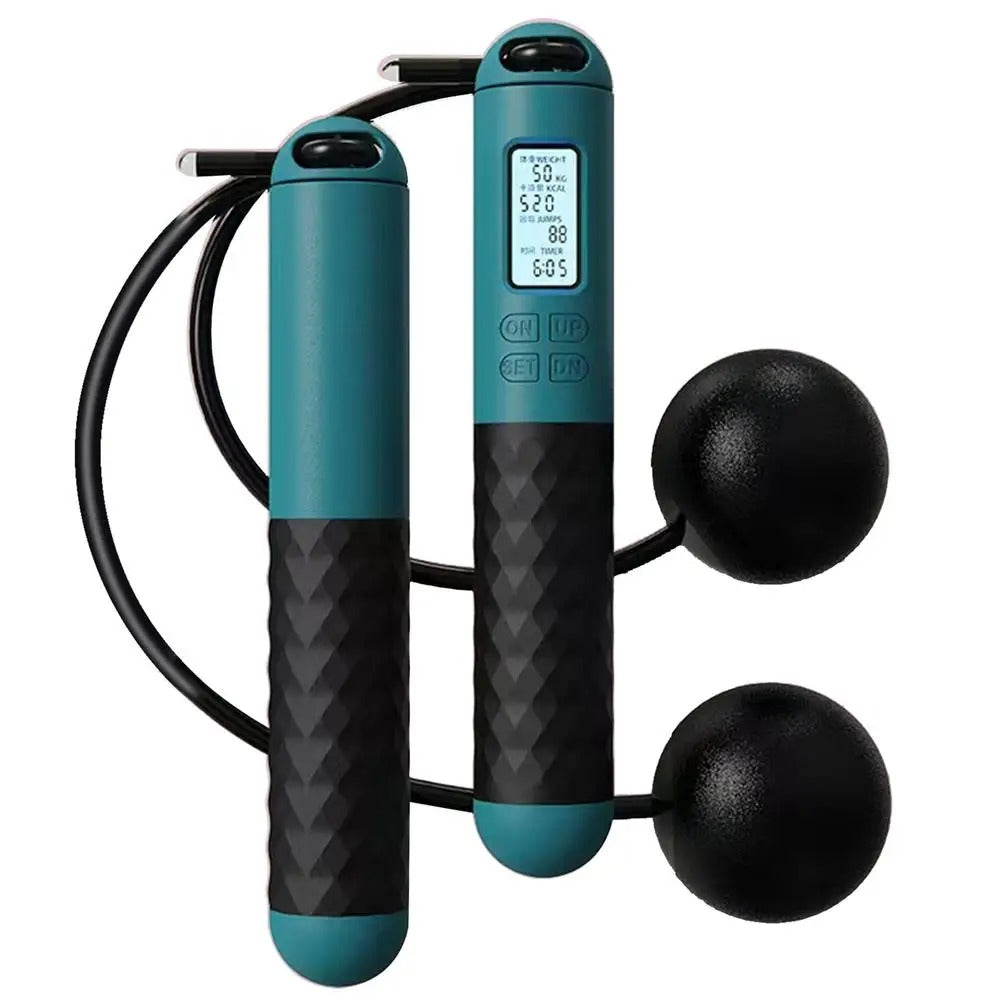 Wireless Jump Rope with Counter – Weighted Handles for Home Cardio Workouts | Stornfield