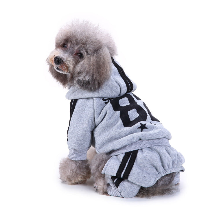 Hooded sweatshirt for dogs, autumn and winter