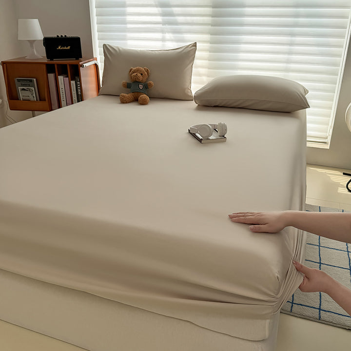 Fitted sheet made of cotton blend