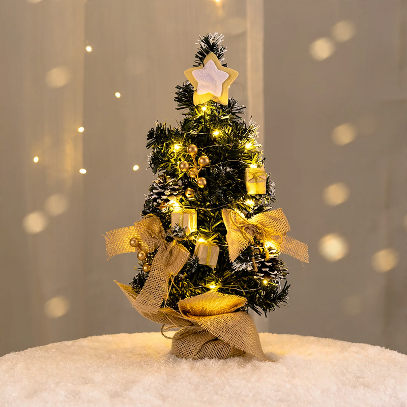 Mini Christmas tree, PVC, table decoration