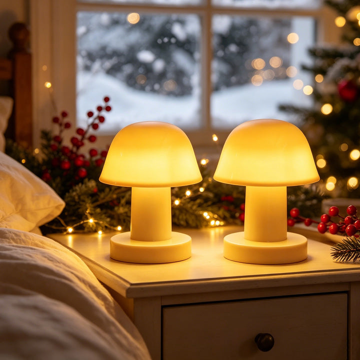 LED night light in mushroom shape
