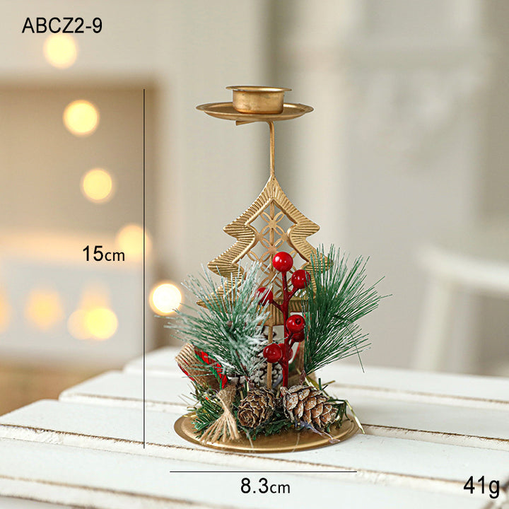 Decorative candle holder made of iron