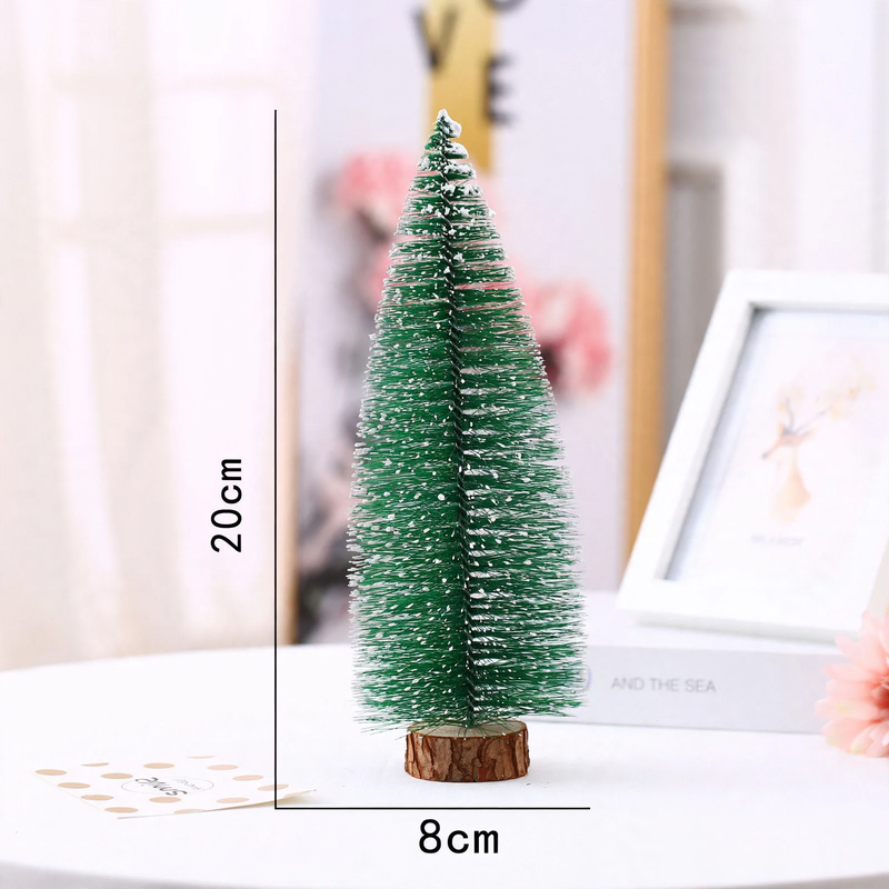 Mini Christmas tree made of PVC, snow-covered, various sizes
