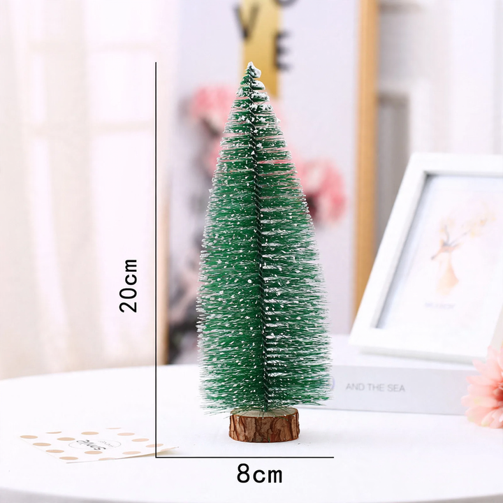 Mini Christmas tree made of PVC, snow-covered, various sizes