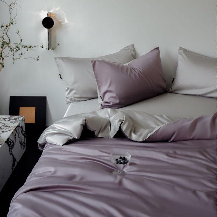 Cooling Tencel Cotton Bedding Set, solid color
