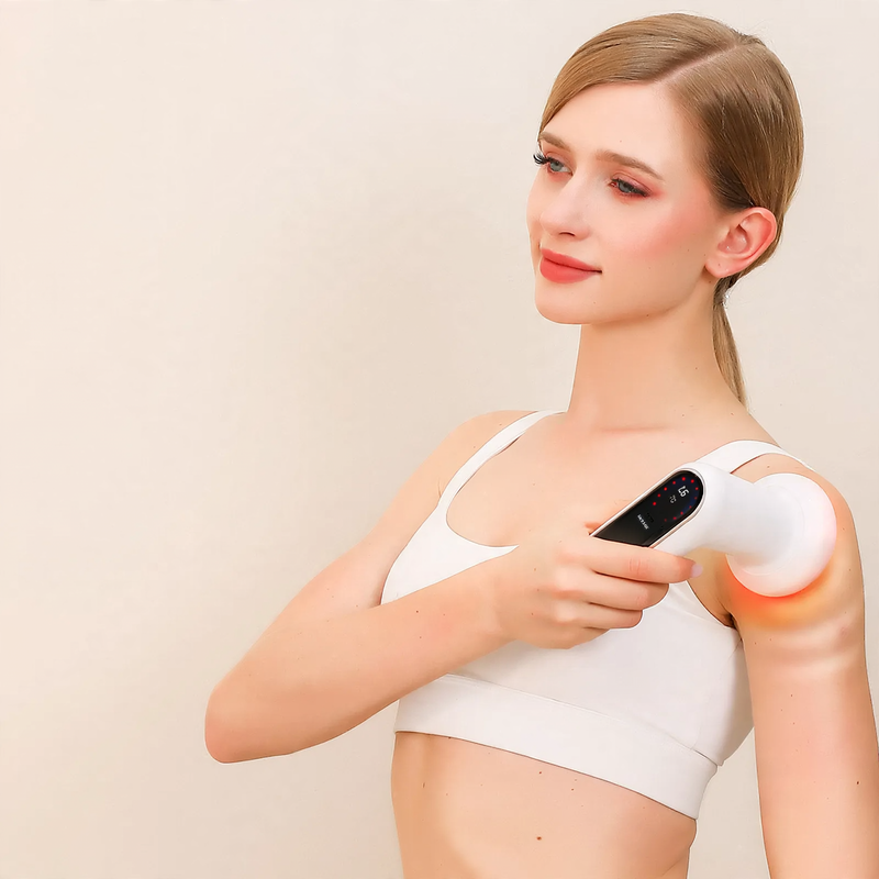 Portable electric massage stick with vibration