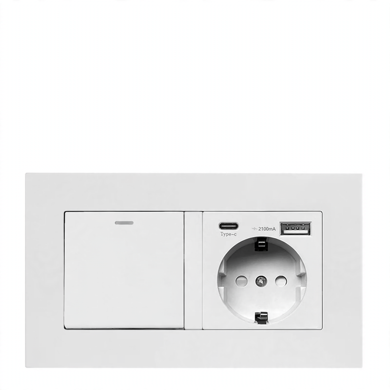 Socket 16A European standard with USB