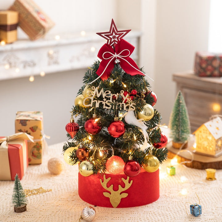 Mini Christmas tree with flocking, 45 or 60 cm