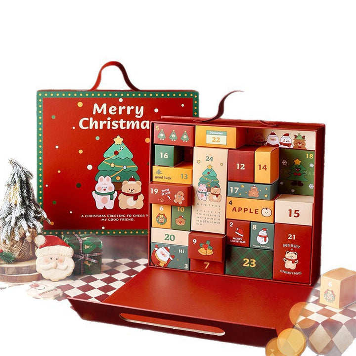 Christmas Advent Calendar Gift Box, 24 Compartments