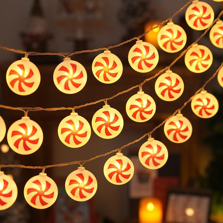 LED Christmas string lights, various designs