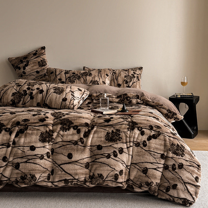 Milk fiber bedding set, winter, antistatic