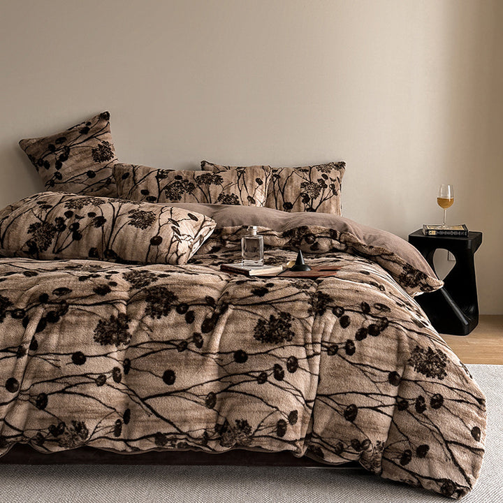 Milk fiber bedding set, winter, antistatic
