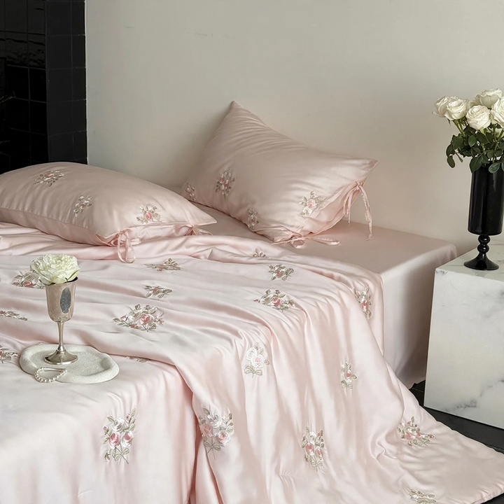 Lyocell summer blanket, 60 thread count, 4-piece