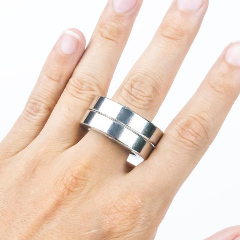 Stornfield | Foldable Four-Ring Titanium Steel Fidget Toy