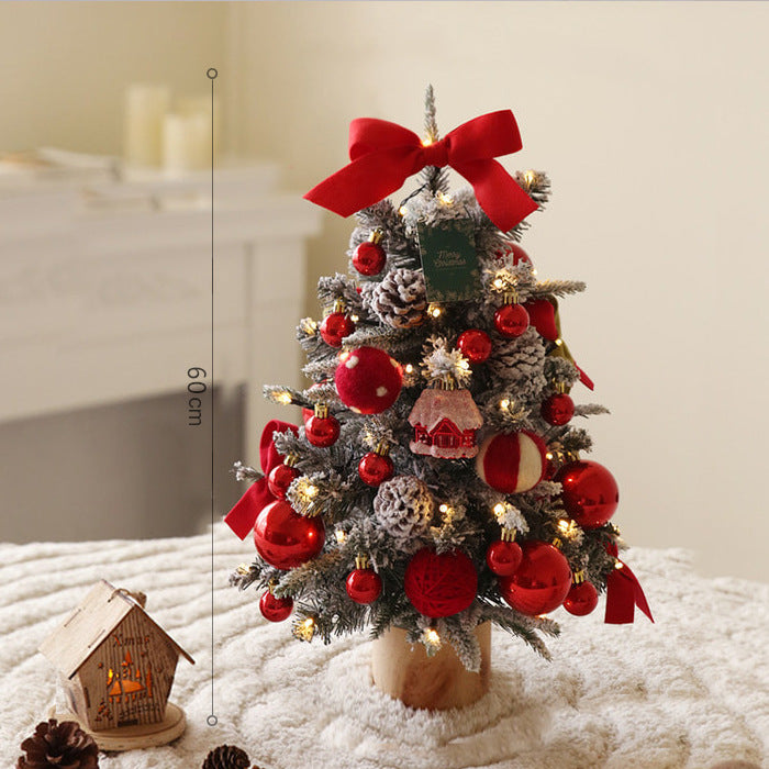 Artificial Christmas tree with lighting, PE, 40-90 cm
