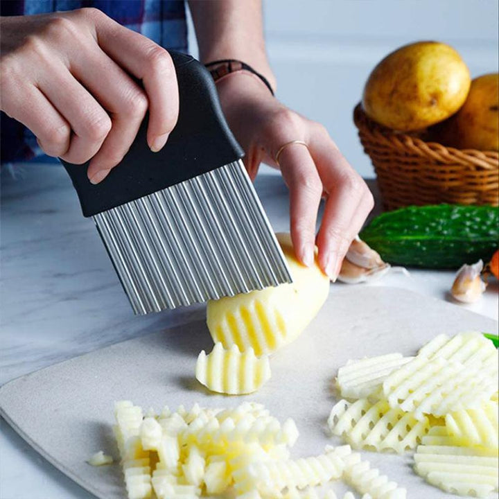 Stainless Steel Crinkle Chopper | Stornfield