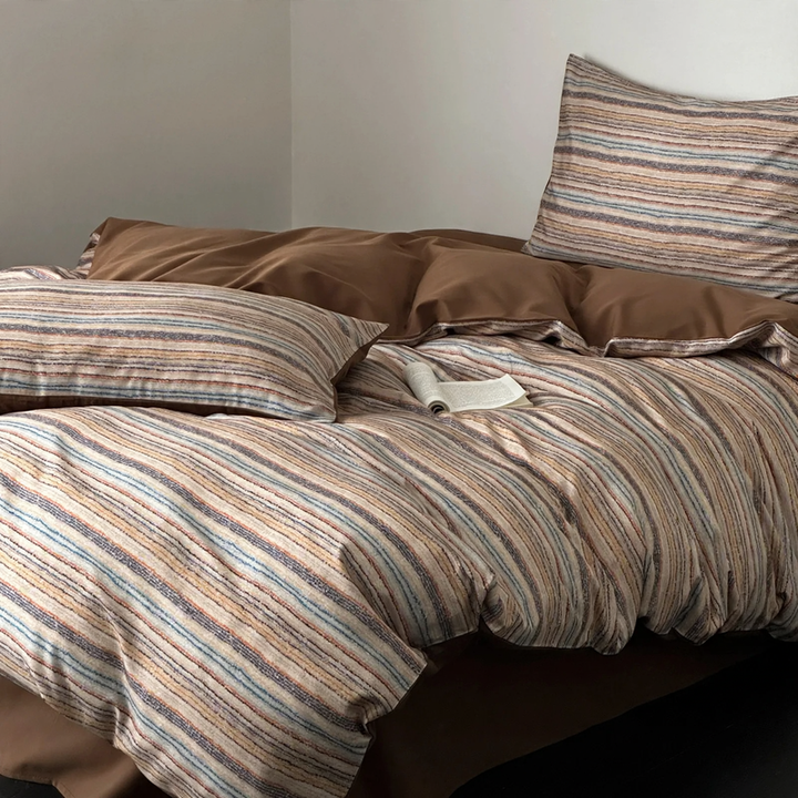 Cotton bedding set, 100s long-staple cotton, brushed
