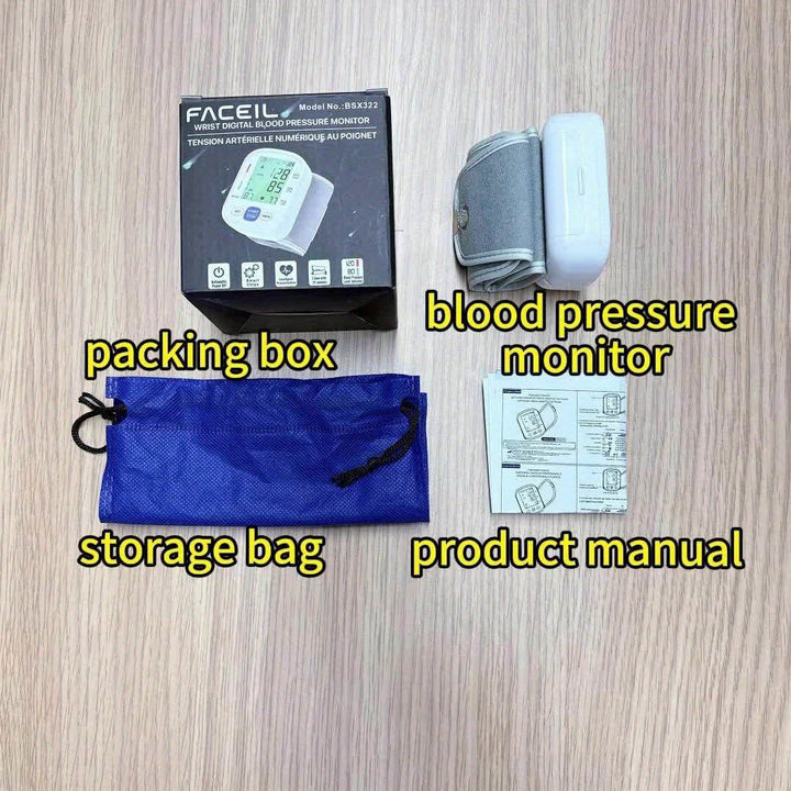 Wrist blood pressure monitor with illuminated display | Stornfield