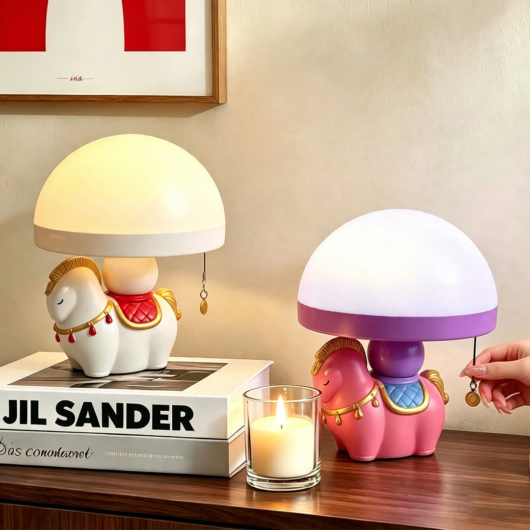Cute Horse-Jellyfish Table Lamp