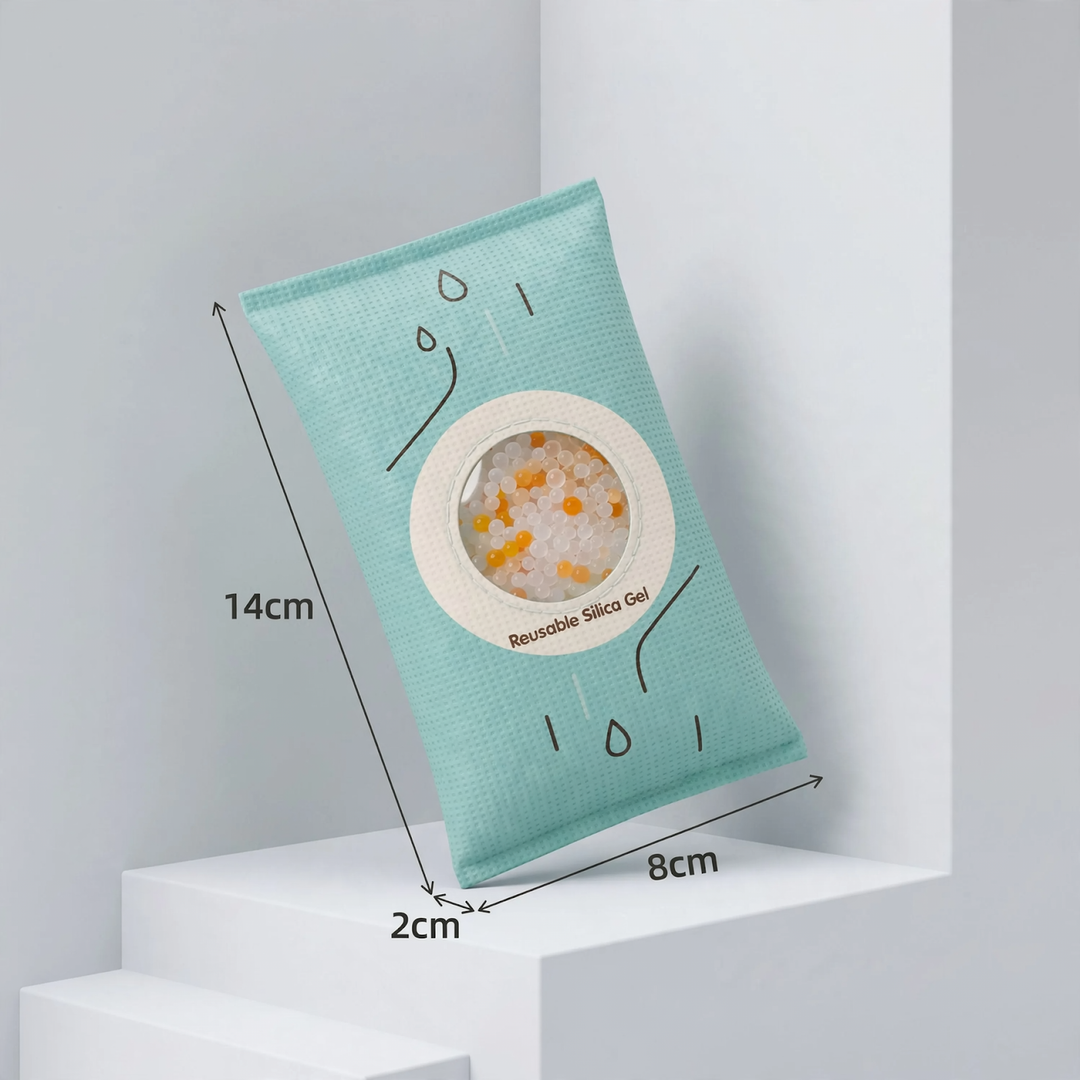Smart silicone desiccant with viewing window