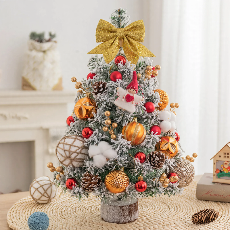 Mini Christmas tree with lighting, 45/60 cm