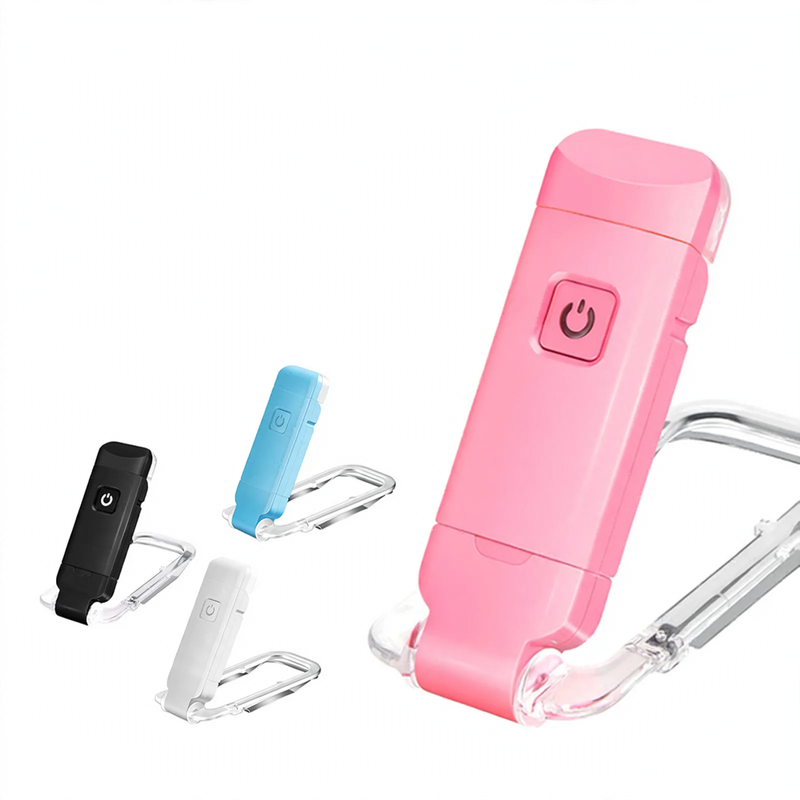 Compact USB Clip Light for Books, foldable