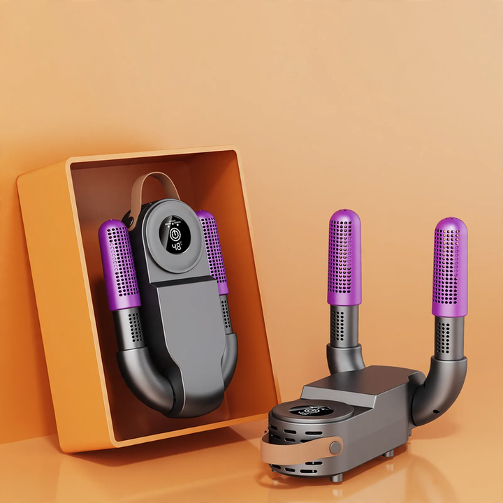 Versatile shoe dryer for various shoe models