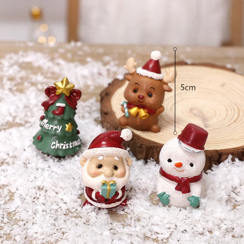 Decorative Christmas wooden house with lighting