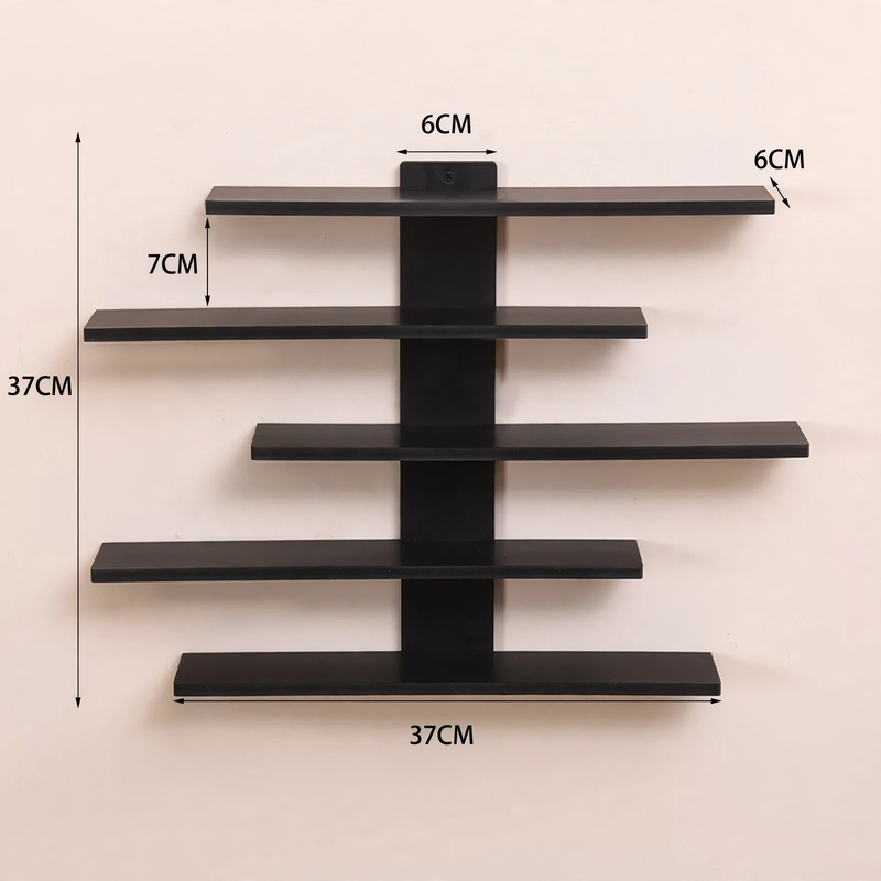 Corner shelf made of dense plywood, multi-layered