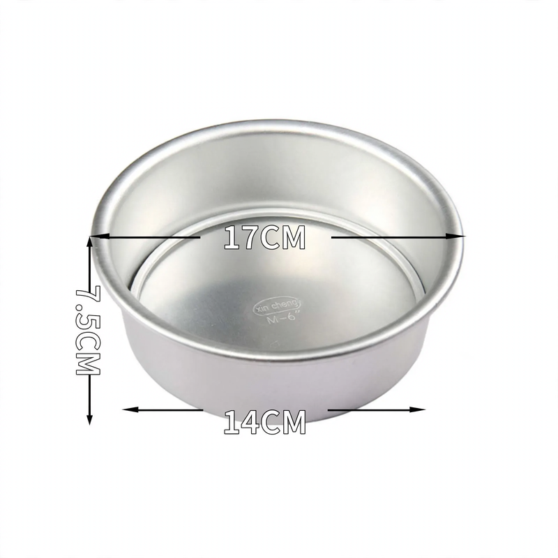 Cake pan, round, with flat bottom