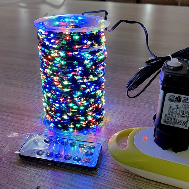 LED string lights with remote control