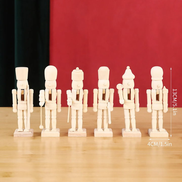 Classic wooden nutcracker soldier, Christmas decoration