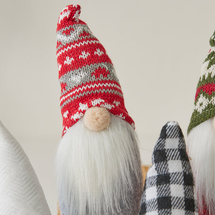 Christmas elf figure with snowflake hat