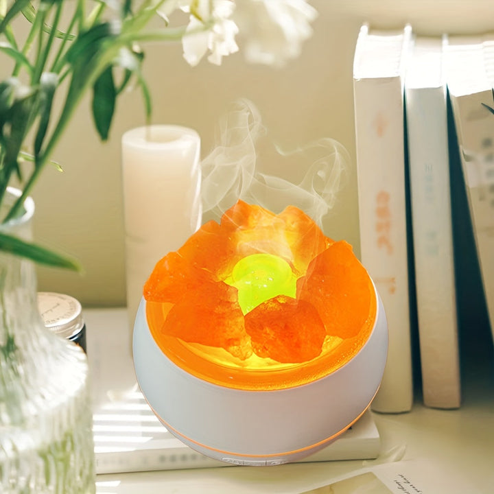 Stornfield | Salt Lamp Diffuser - 3-in-1 Essential Oil Diffuser, Himalayan Salt Lamps and Humidifier