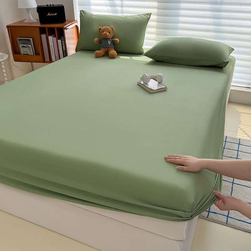 Fitted sheet made of cotton blend