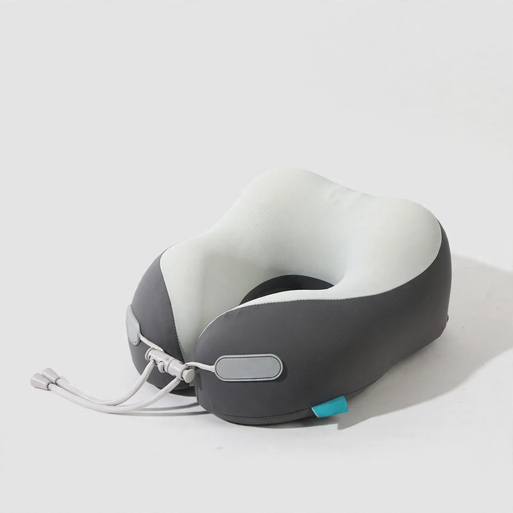 U-shaped neck pillow with ice silk fabric, portable