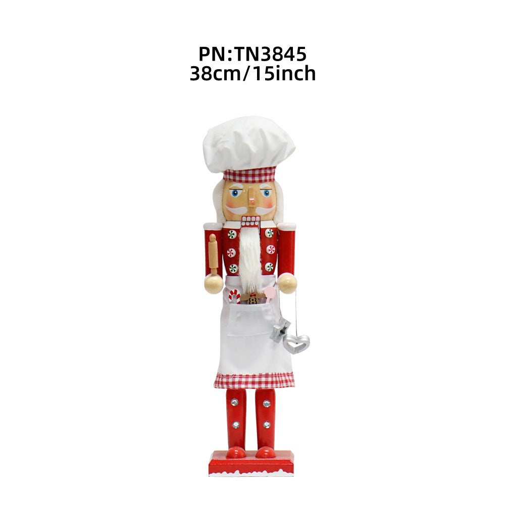 Nutcracker Figure Chef, 38 cm, Wood