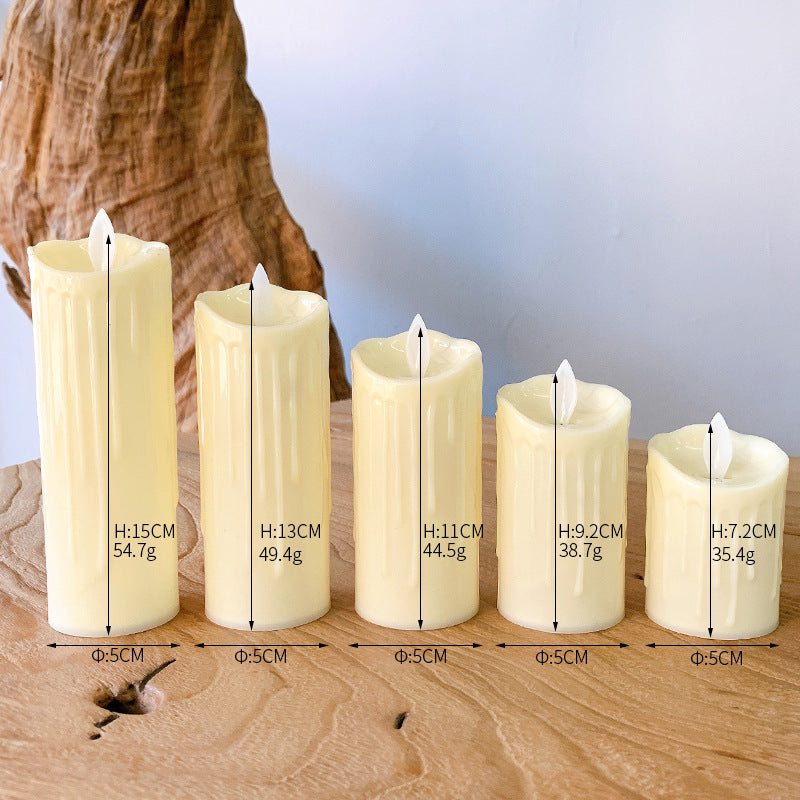 LED Real Wax Look Candle with Flicker Effect