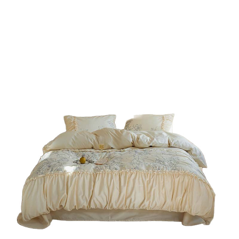 Bedding set made of long-staple camel hair, 100 cotton