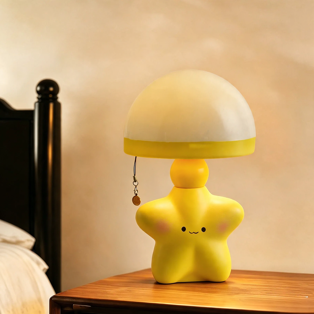 Cartoon-Star Jellyfish Light with Pull Cord
