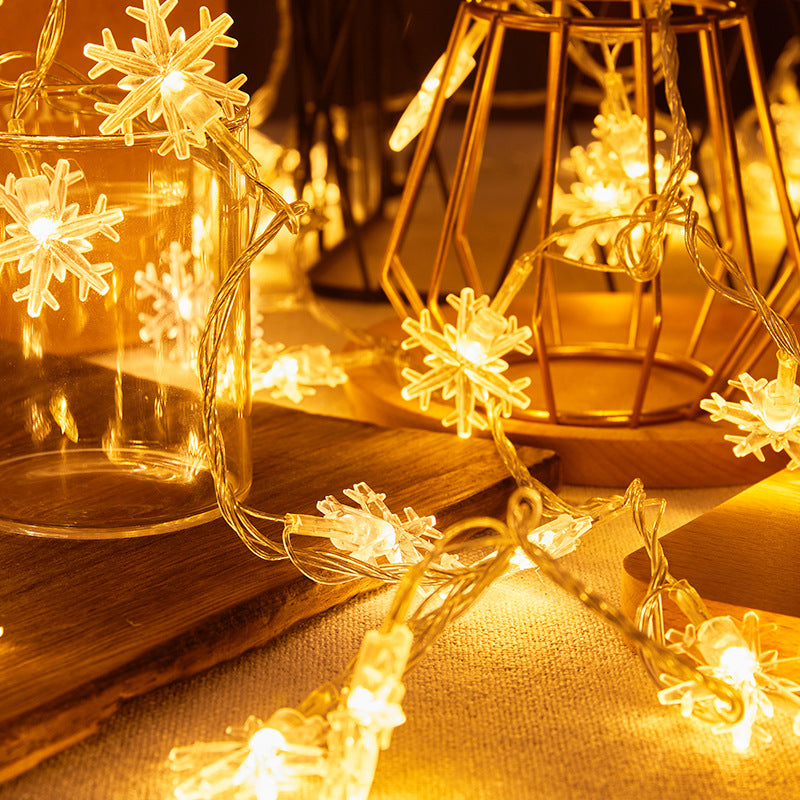 LED string lights for atmospheric indoor and outdoor lighting